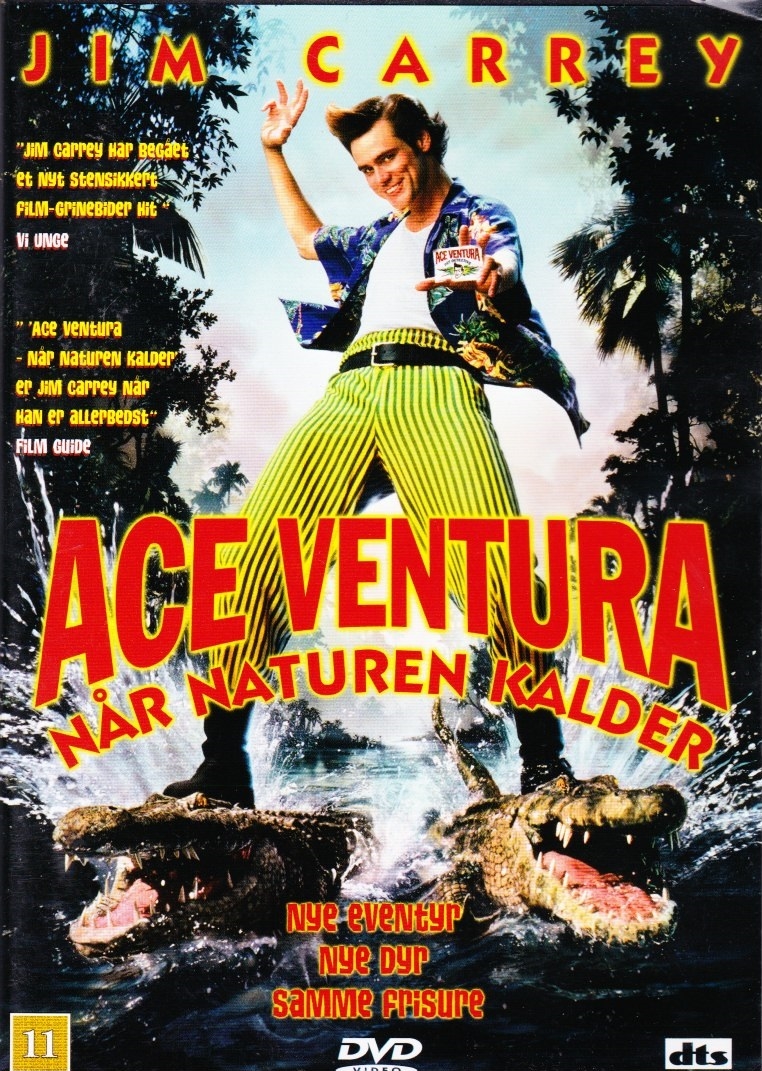 Ace Ventura Når Naturen Kalder Dvd